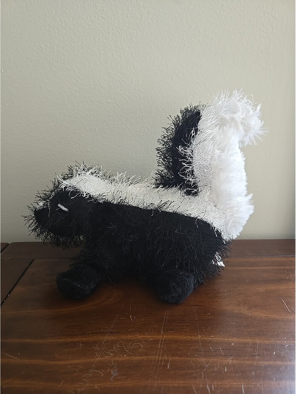 Ganz Webkinz Black & White Striped Skunk Plush No Code